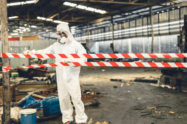 Professional Drug Lab Cleanup technician working in Savannah, TN